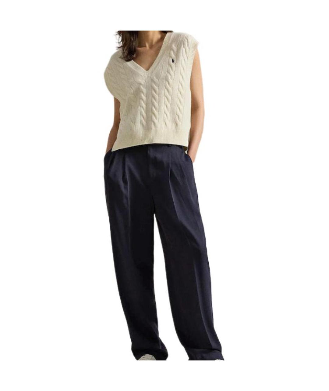 POLO RALPH LAUREN Бежевая шерстяная жилетка, фото 2