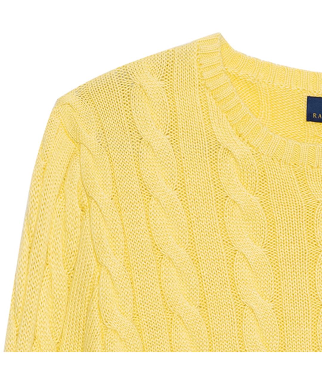 POLO RALPH LAUREN Желтый джемпер / свитер, фото 3