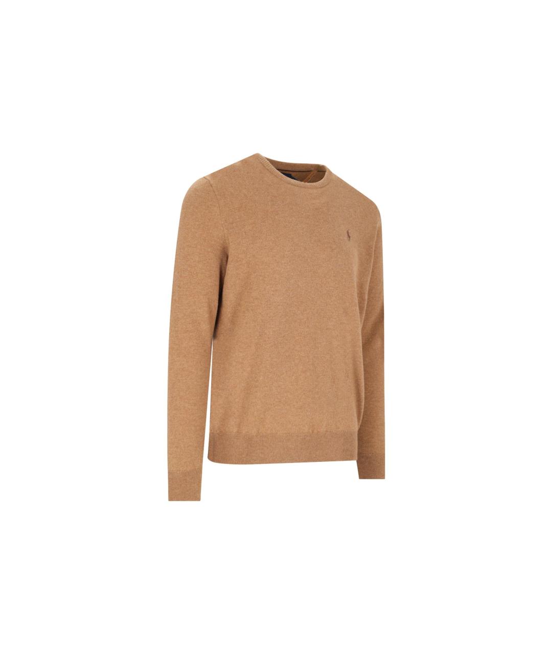 POLO RALPH LAUREN Коричневый джемпер / свитер, фото 3