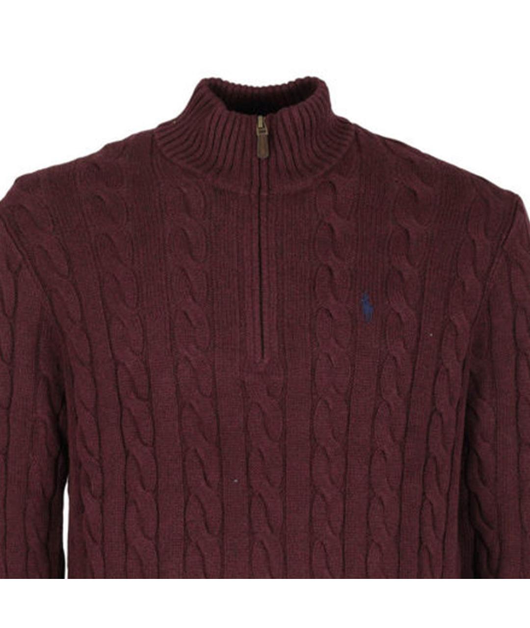 POLO RALPH LAUREN Бордовый джемпер / свитер, фото 3