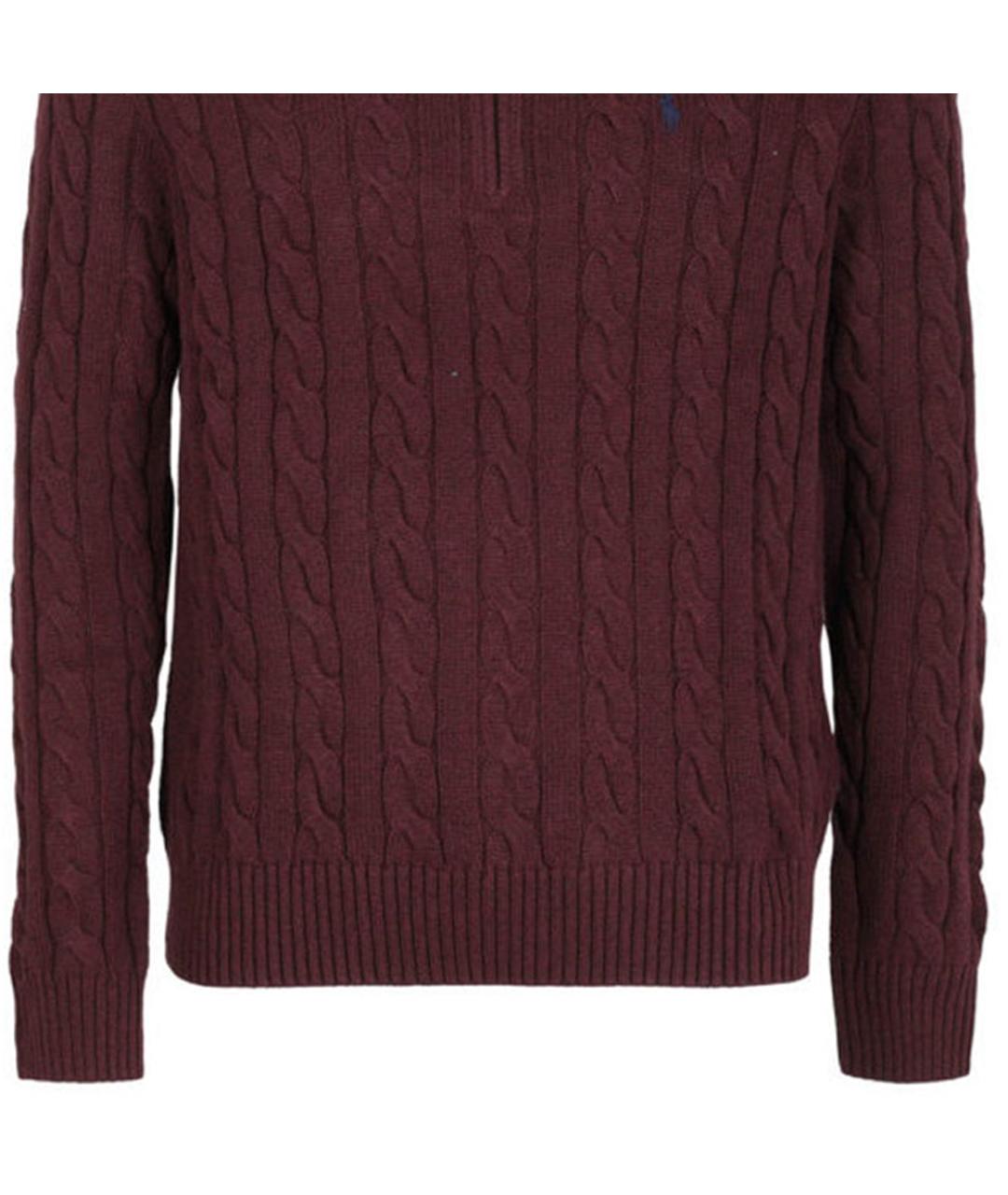 POLO RALPH LAUREN Бордовый джемпер / свитер, фото 4