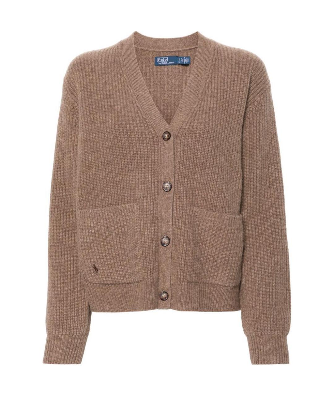 POLO RALPH LAUREN Коричневый джемпер / свитер, фото 1