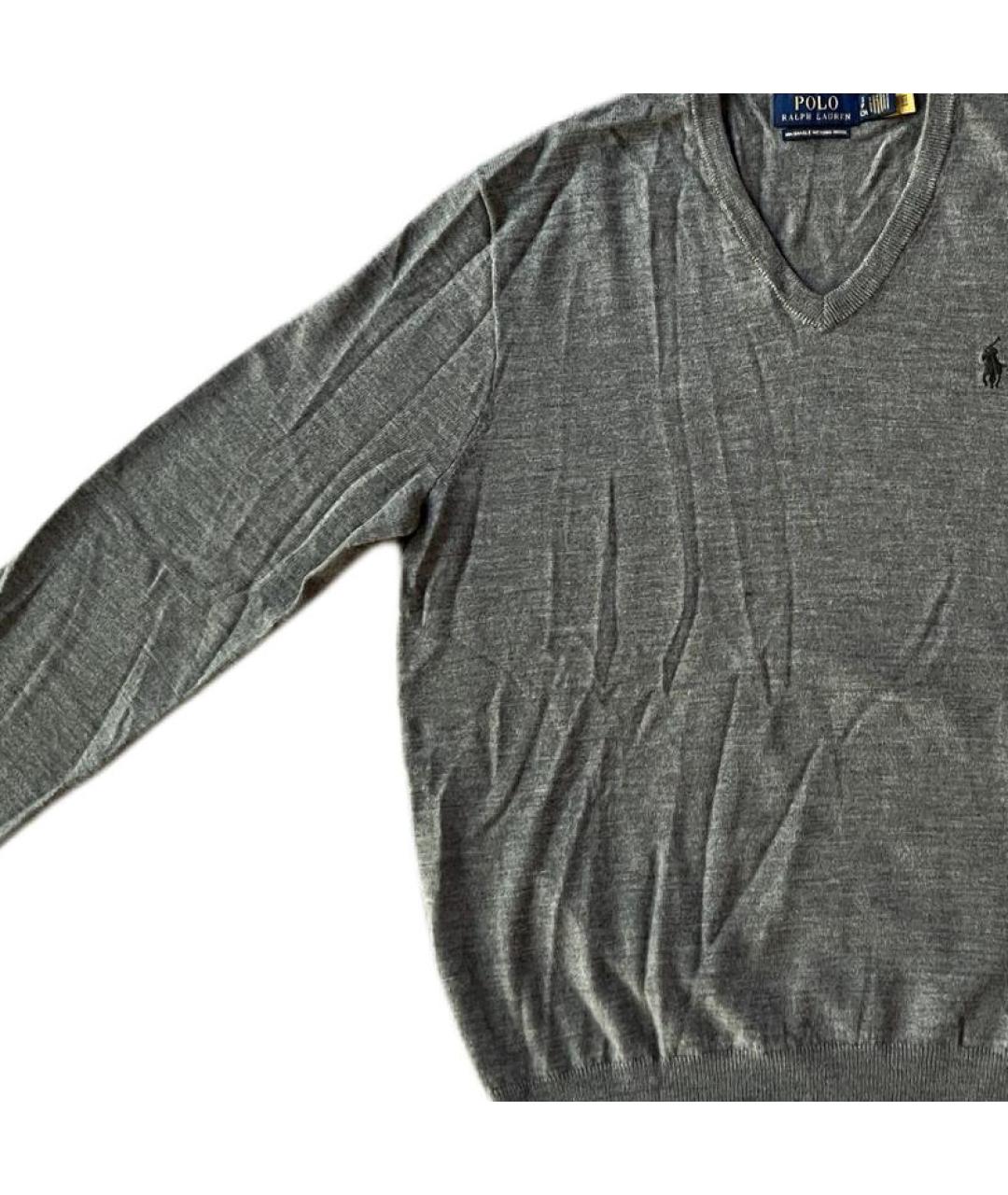 POLO RALPH LAUREN Серый джемпер / свитер, фото 4