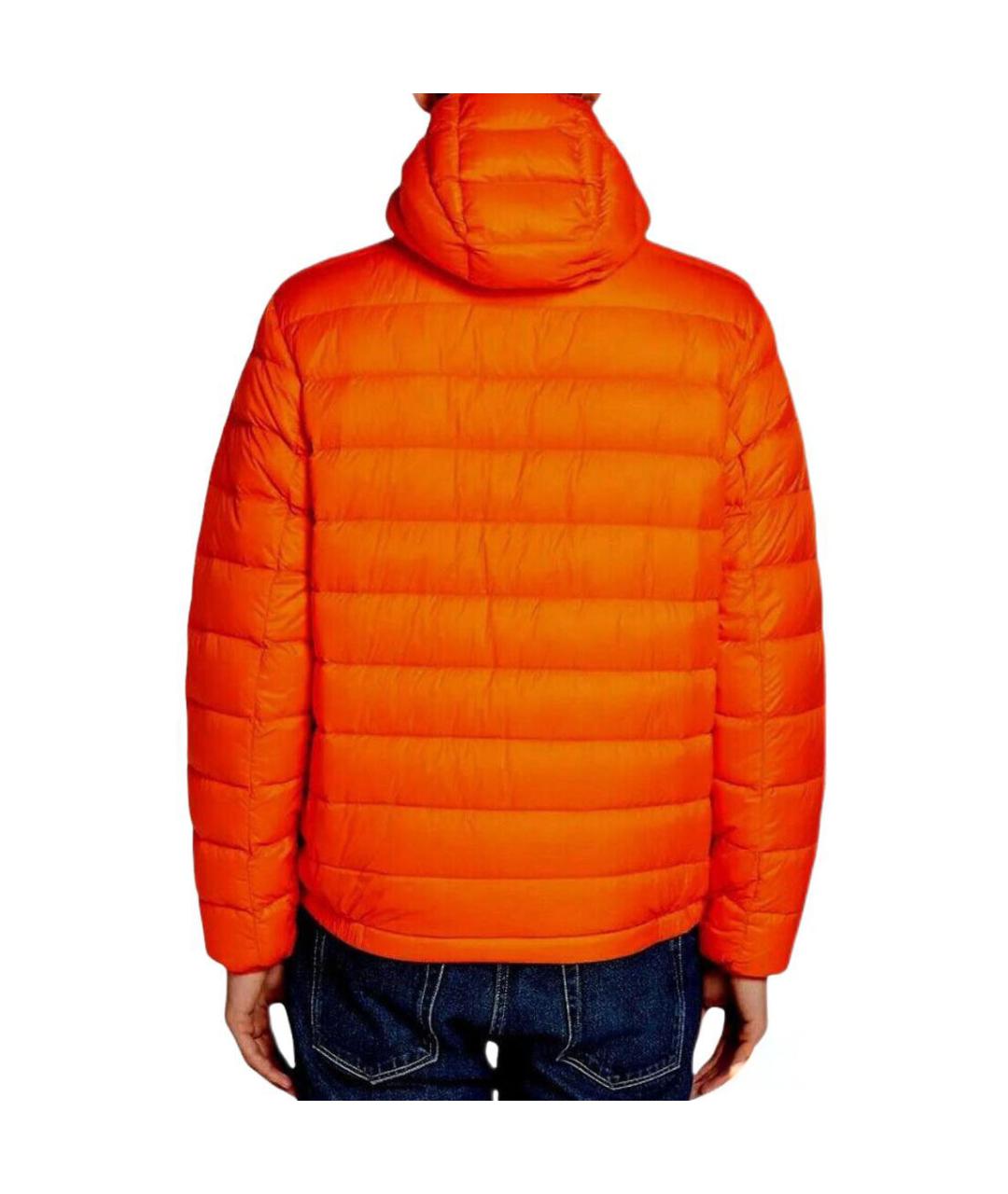 POLO RALPH LAUREN Оранжевый полиамидовый пуховик, фото 3