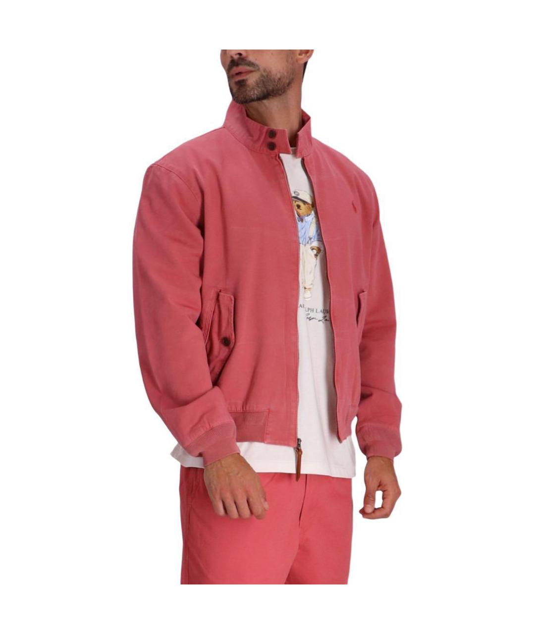 POLO RALPH LAUREN Коралловая хлопковая куртка, фото 3