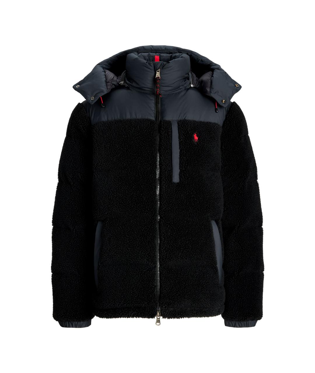 POLO RALPH LAUREN Черный пуховик, фото 1