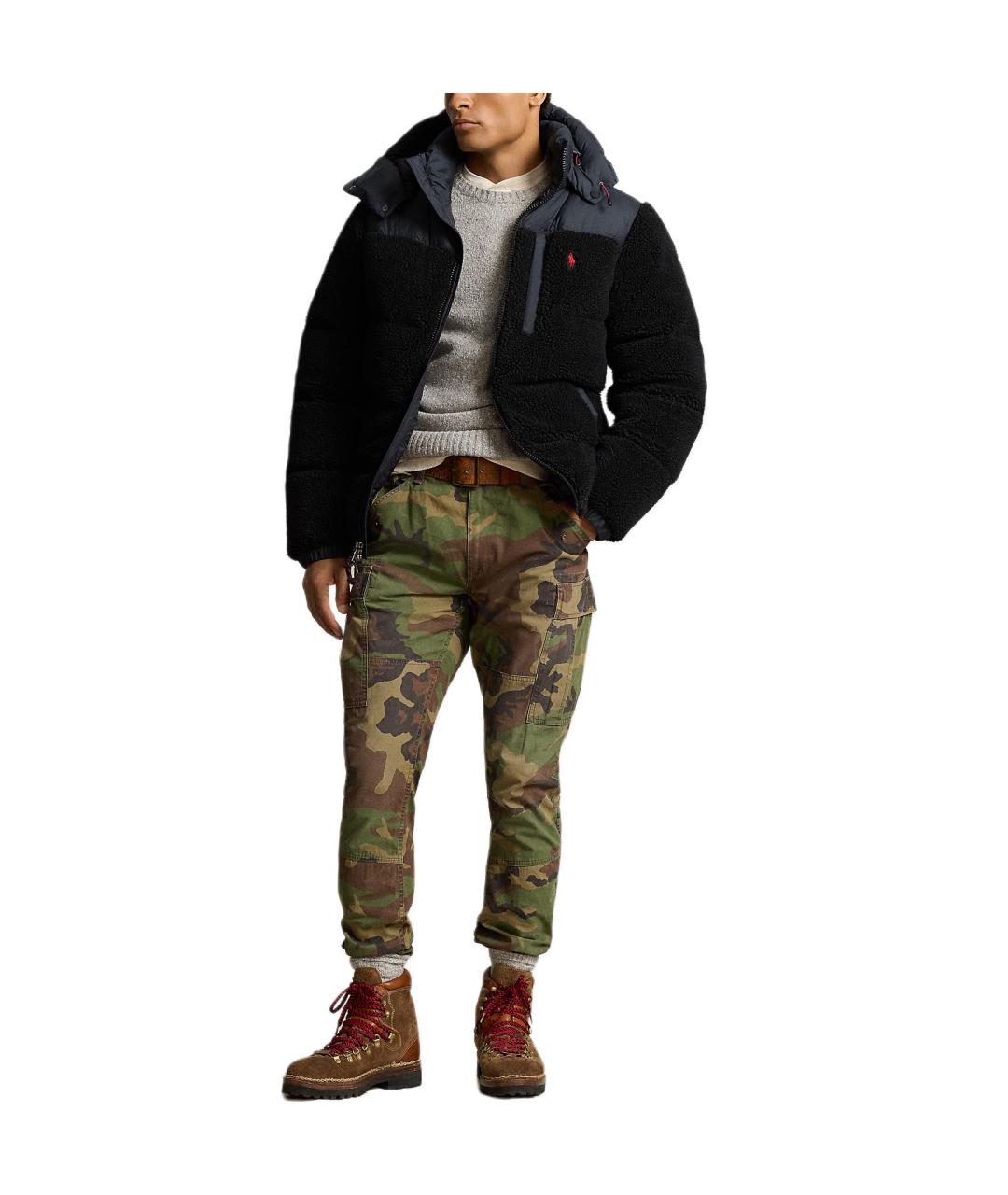 POLO RALPH LAUREN Черный пуховик, фото 2