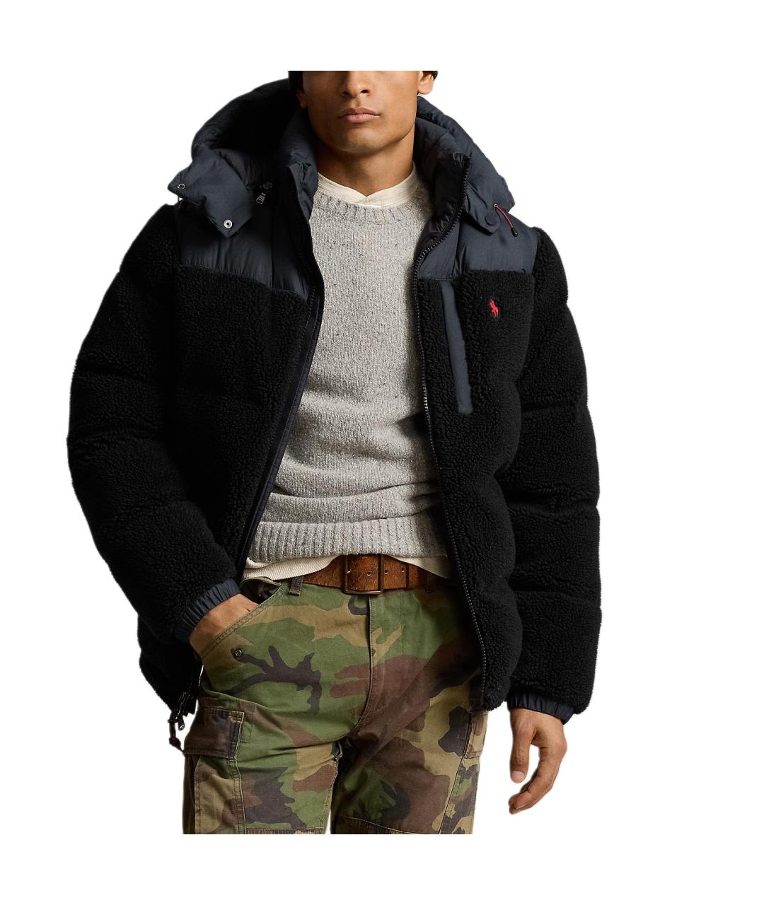 POLO RALPH LAUREN Черный пуховик, фото 3