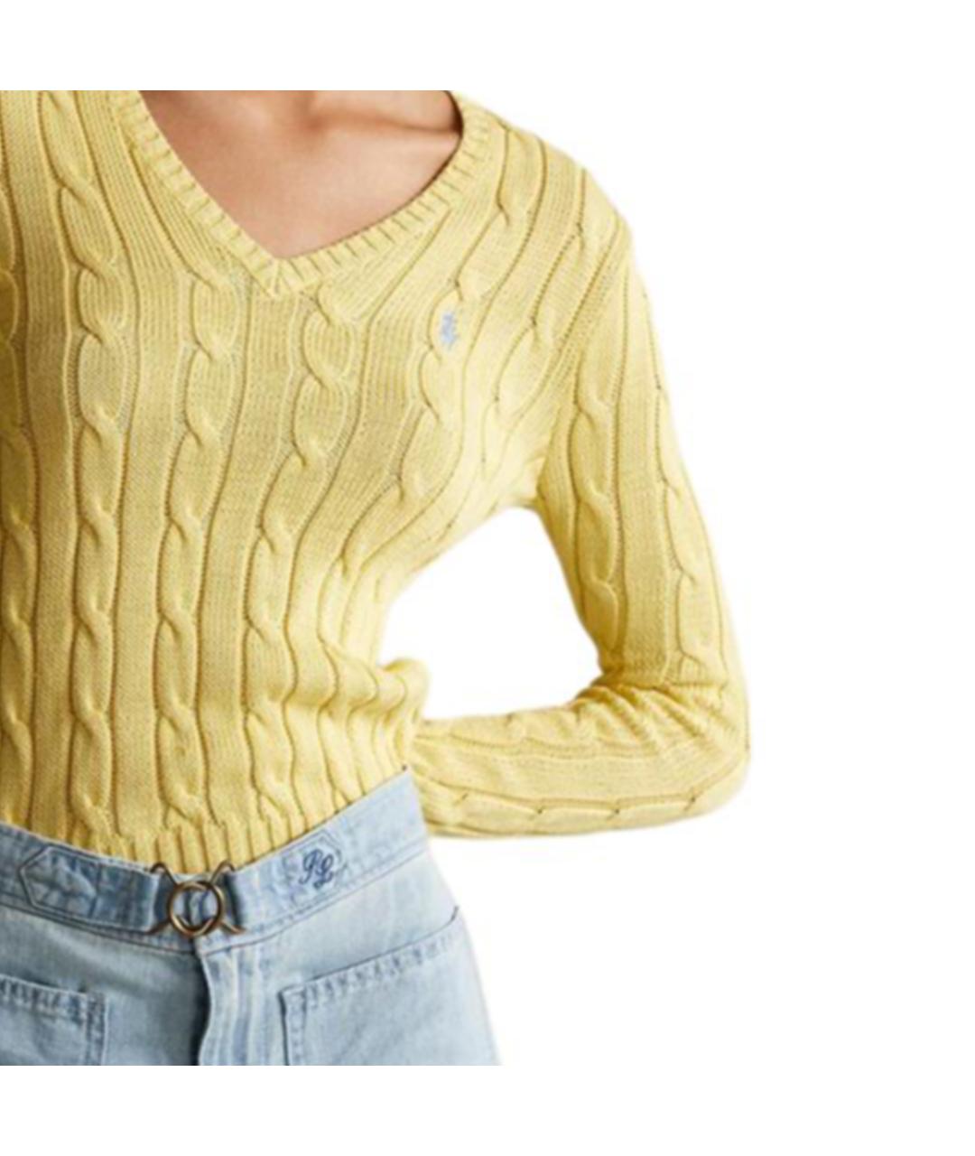 POLO RALPH LAUREN Желтый джемпер / свитер, фото 6
