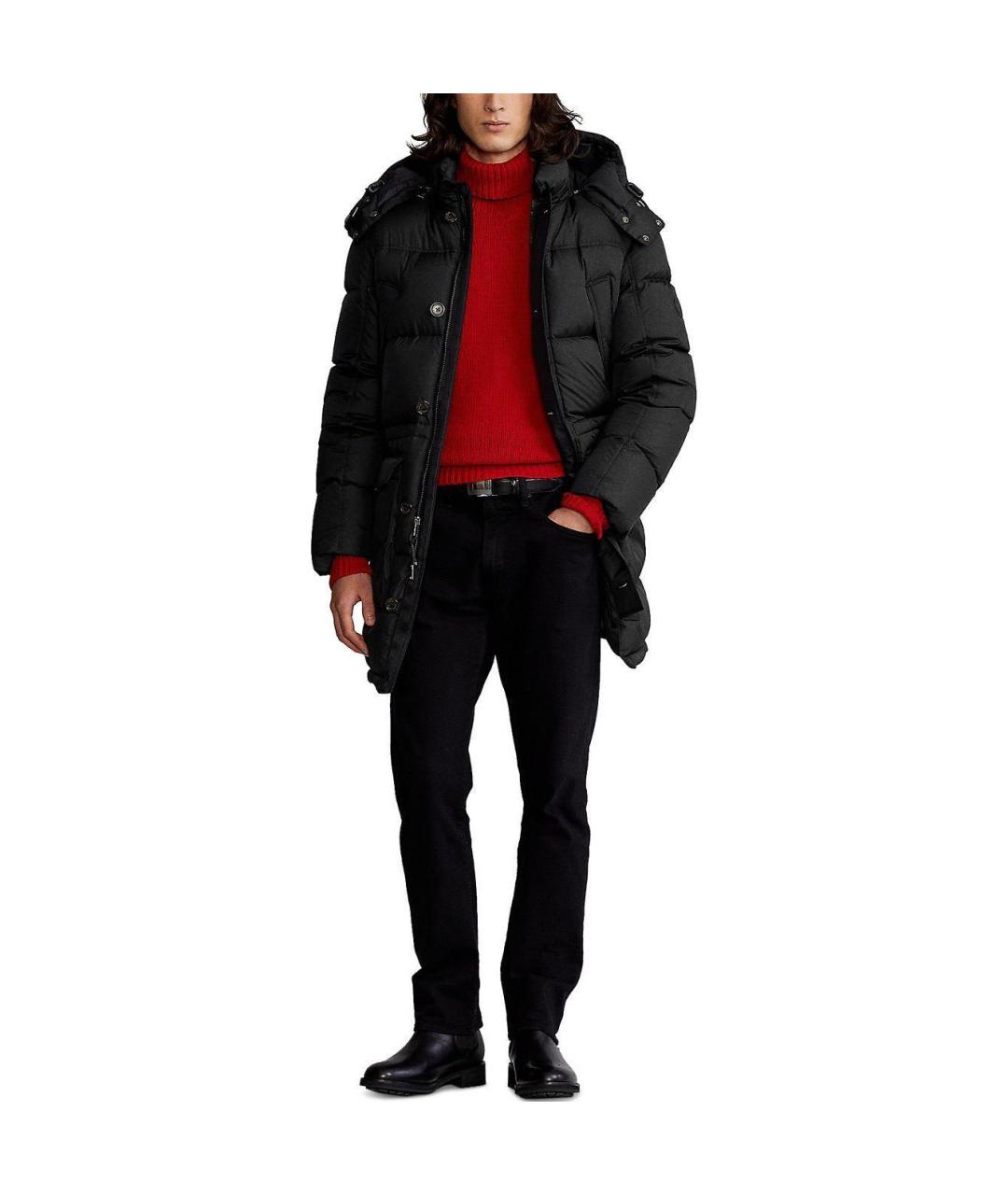 POLO RALPH LAUREN Черный пуховик, фото 3