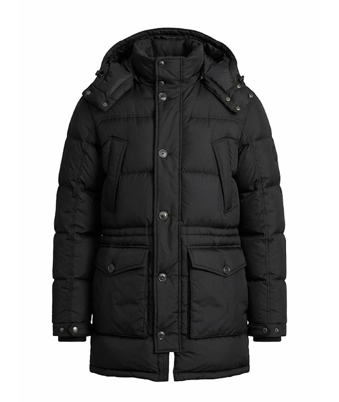 POLO RALPH LAUREN Черный пуховик, фото 1