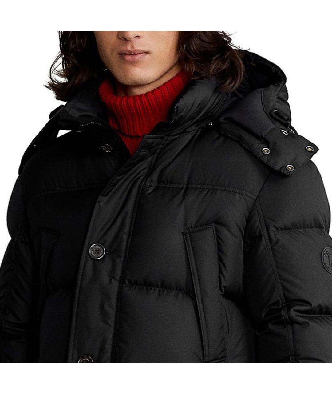 POLO RALPH LAUREN Черный пуховик, фото 4