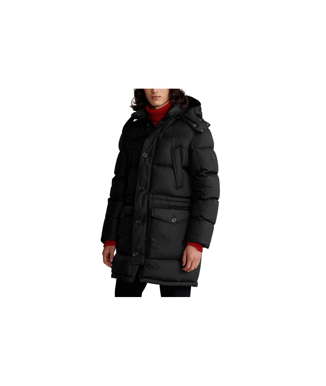 POLO RALPH LAUREN Черный пуховик, фото 6