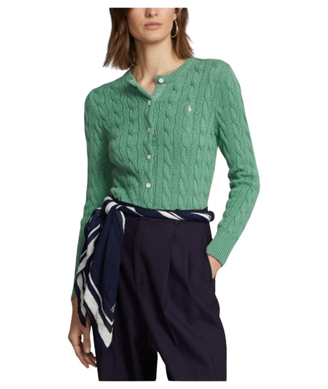 POLO RALPH LAUREN Зеленый джемпер / свитер, фото 3