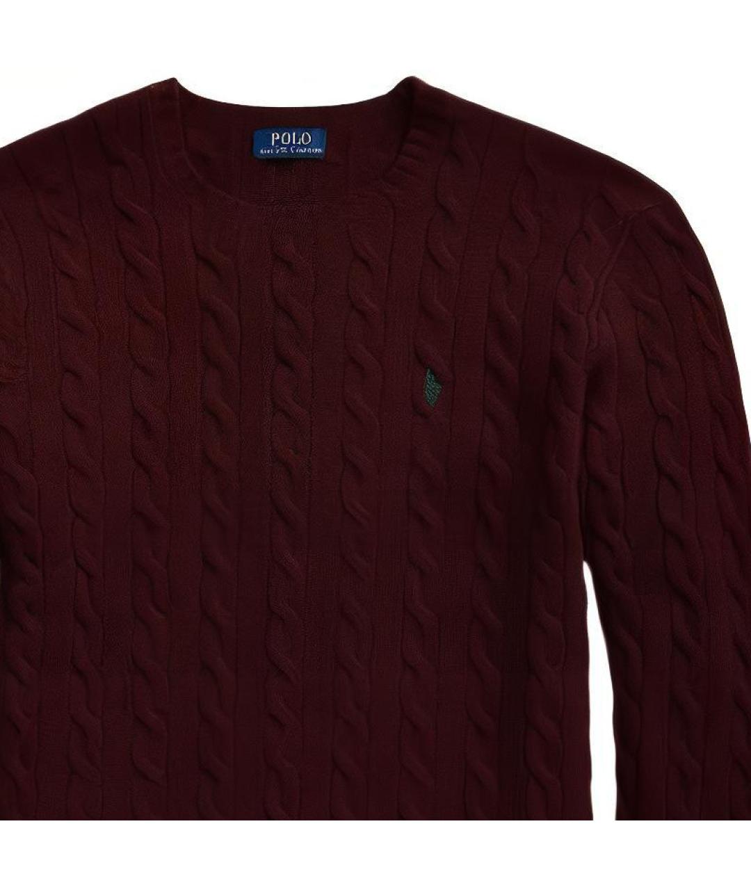 POLO RALPH LAUREN Бордовый джемпер / свитер, фото 6