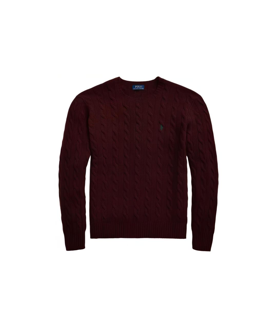 POLO RALPH LAUREN Бордовый джемпер / свитер, фото 8