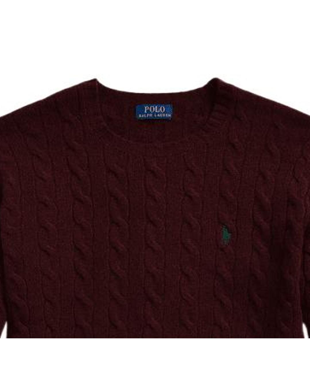 POLO RALPH LAUREN Бордовый джемпер / свитер, фото 5