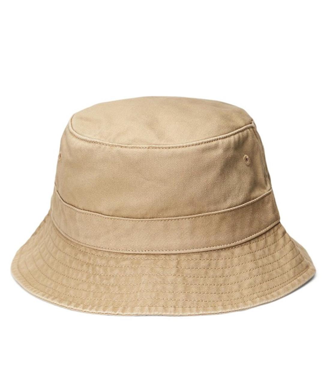 POLO RALPH LAUREN Бежевая хлопковая шляпа, фото 2