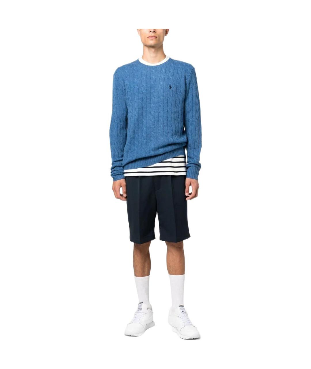 POLO RALPH LAUREN Синий джемпер / свитер, фото 2