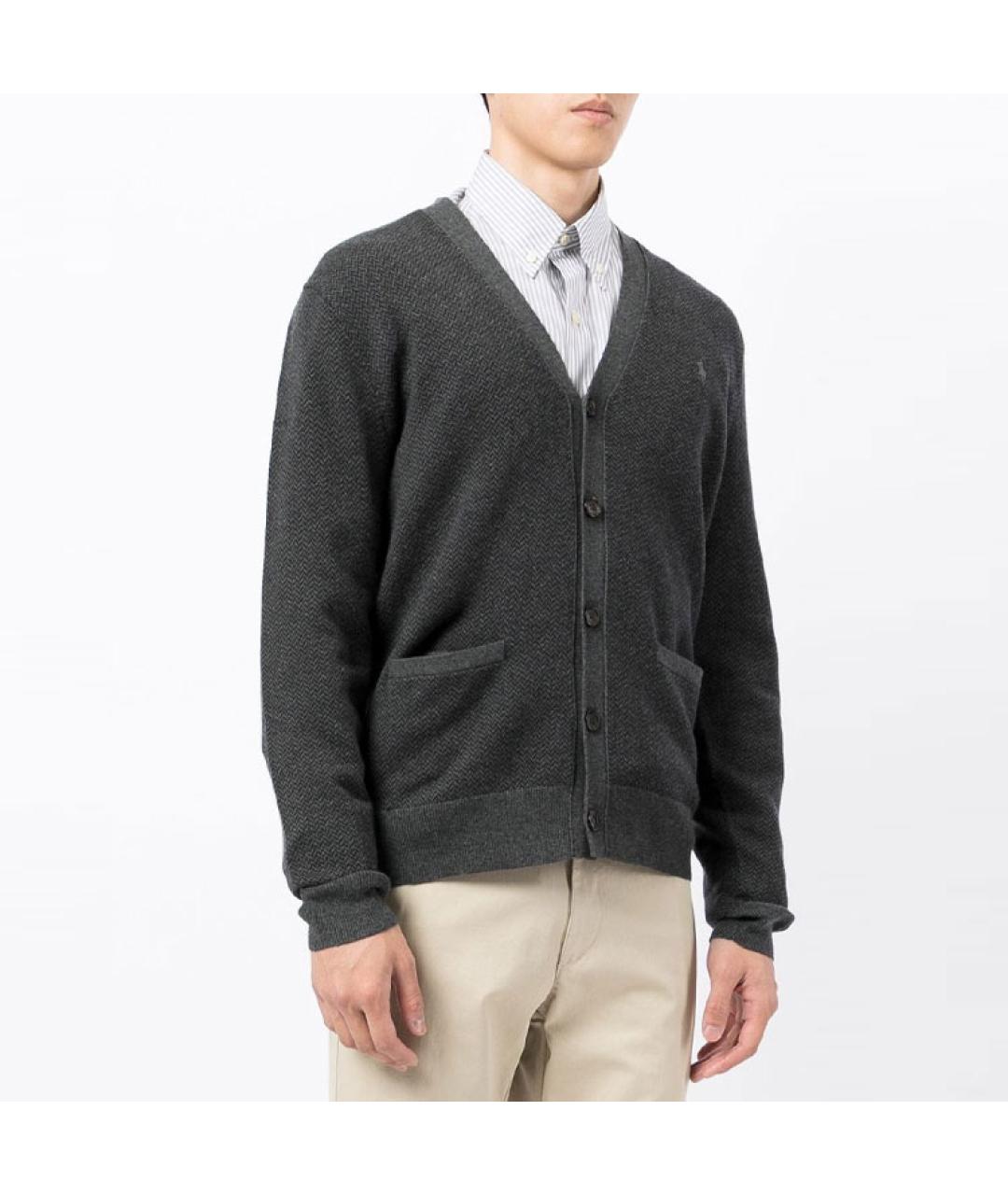 POLO RALPH LAUREN Серый кардиган, фото 4