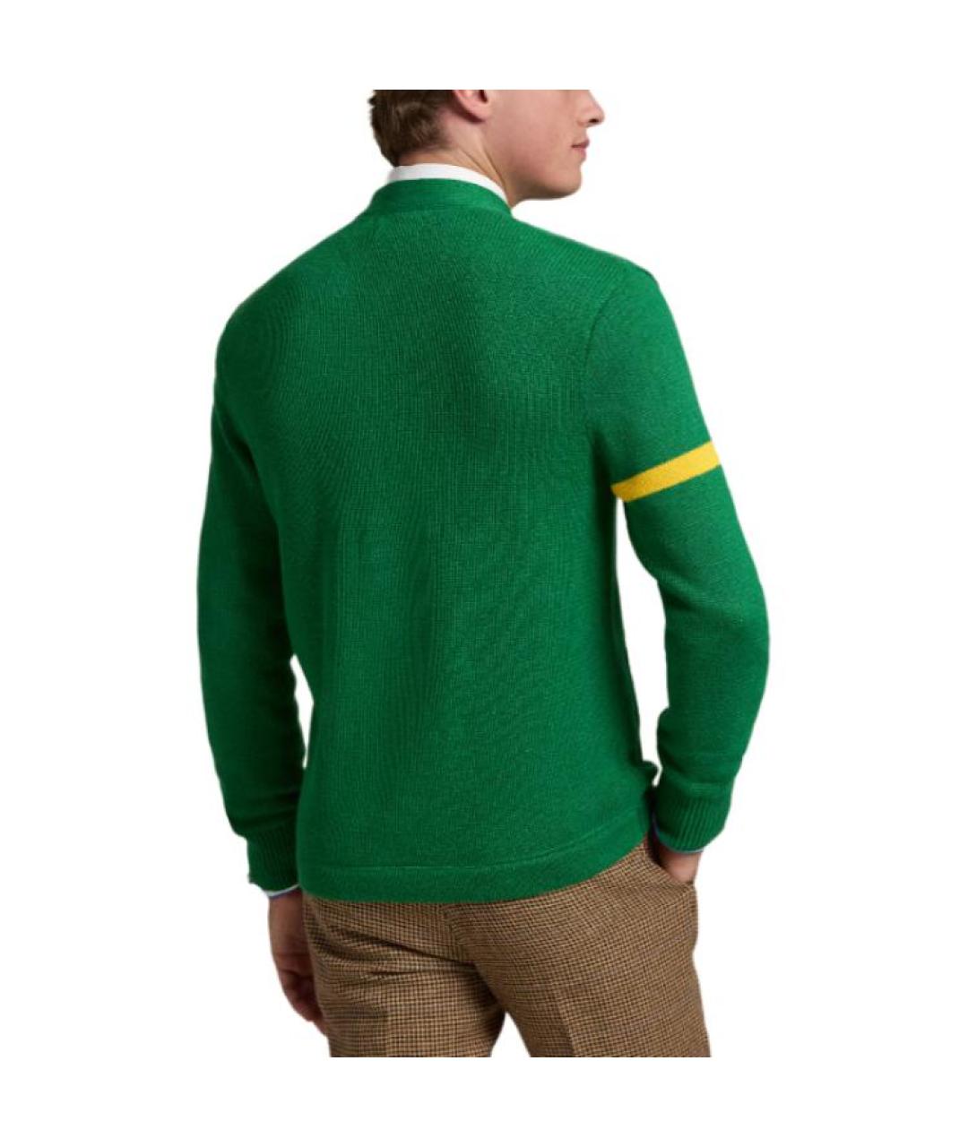 POLO RALPH LAUREN Зеленый кардиган, фото 4