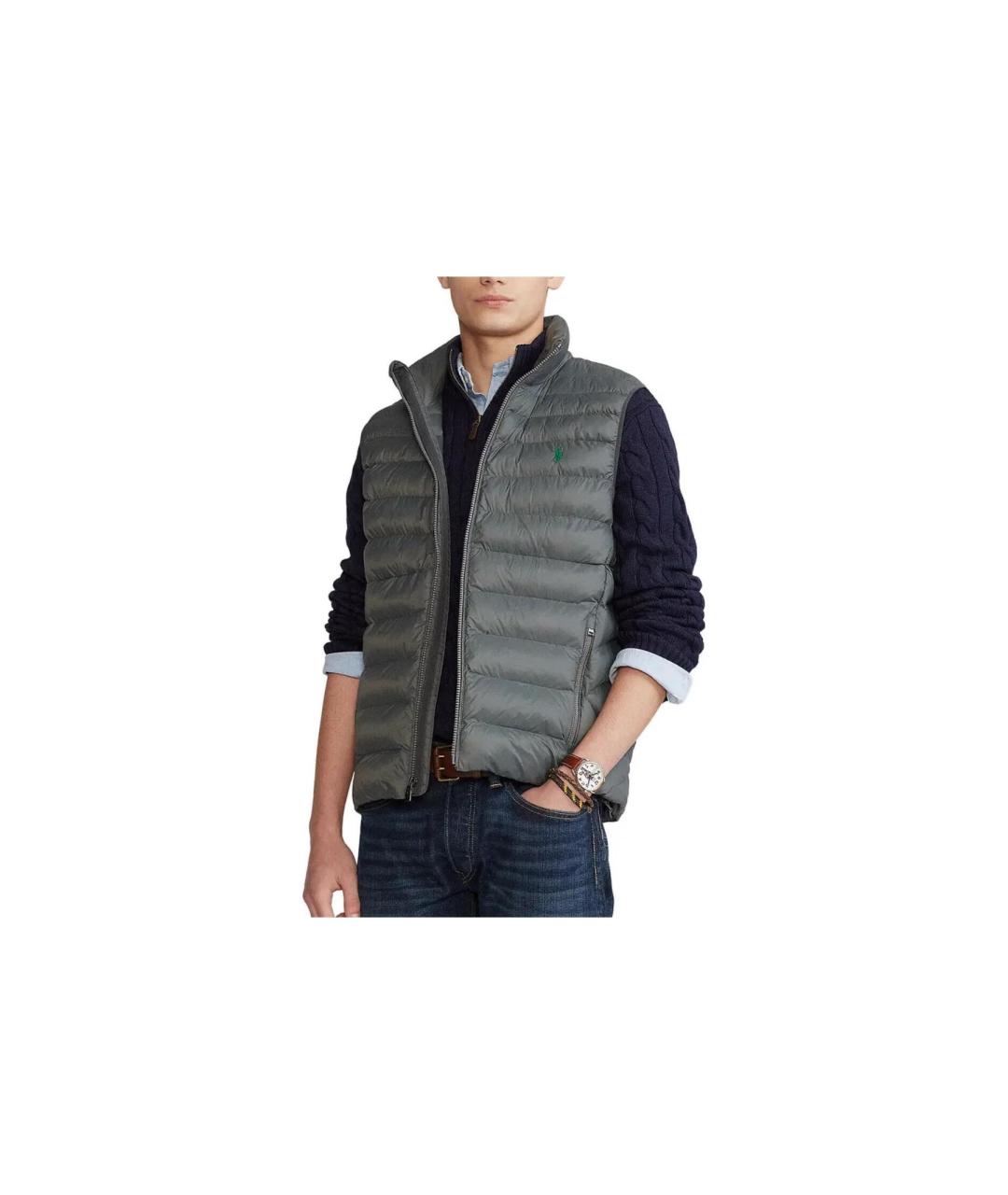 POLO RALPH LAUREN Серый жилет, фото 3