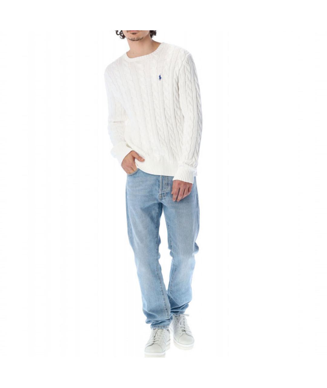 POLO RALPH LAUREN Белый джемпер / свитер, фото 4