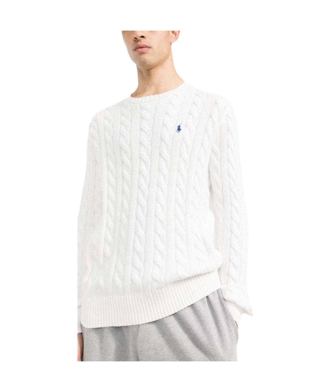 POLO RALPH LAUREN Белый джемпер / свитер, фото 5