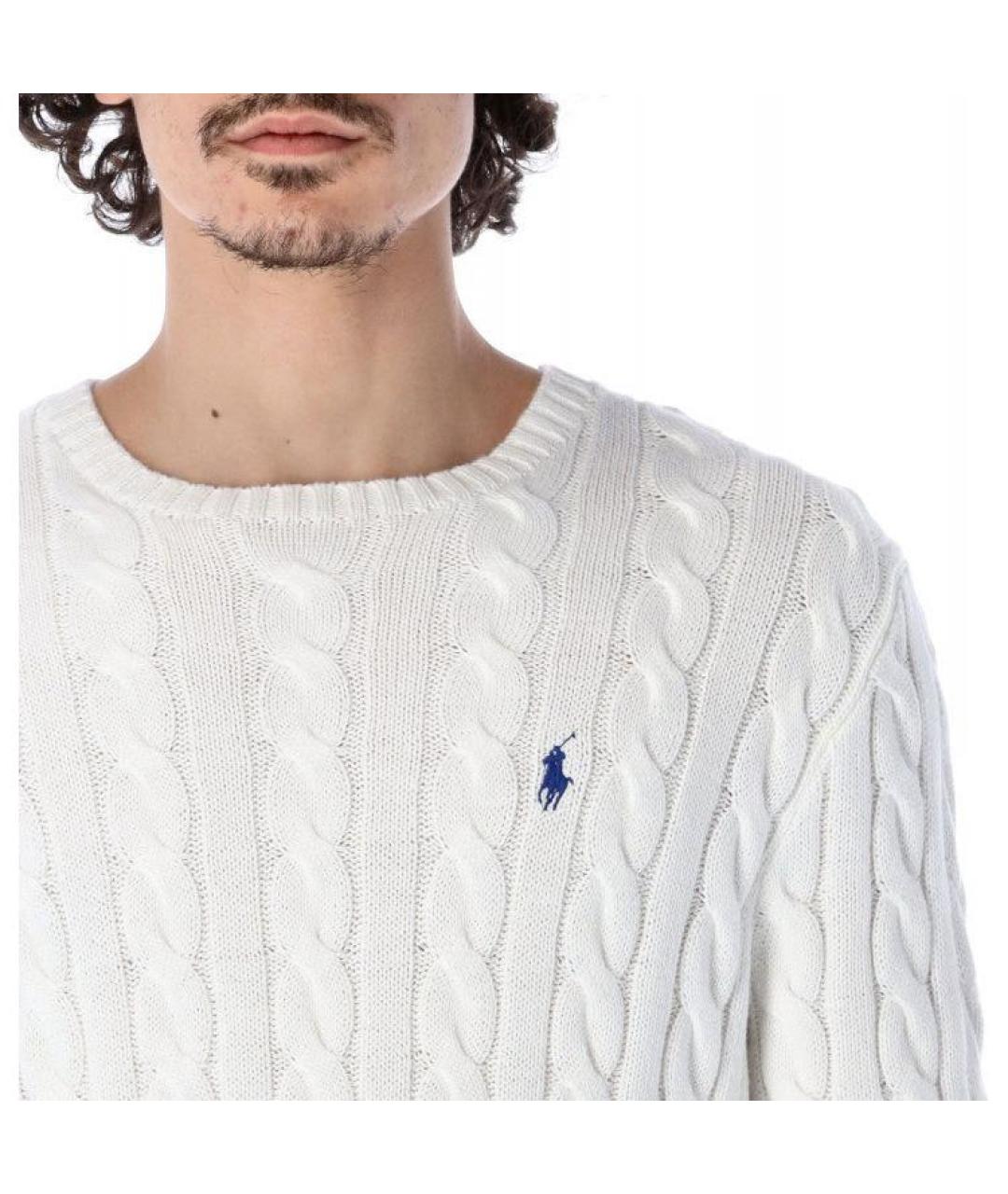 POLO RALPH LAUREN Белый джемпер / свитер, фото 8