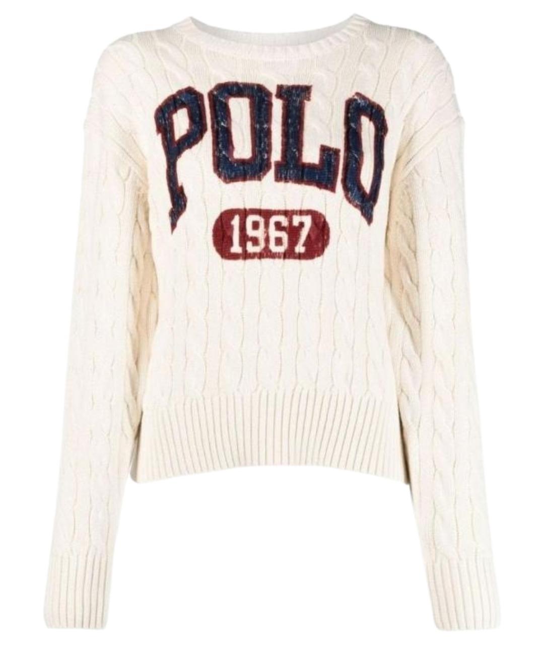 POLO RALPH LAUREN Белый джемпер / свитер, фото 1