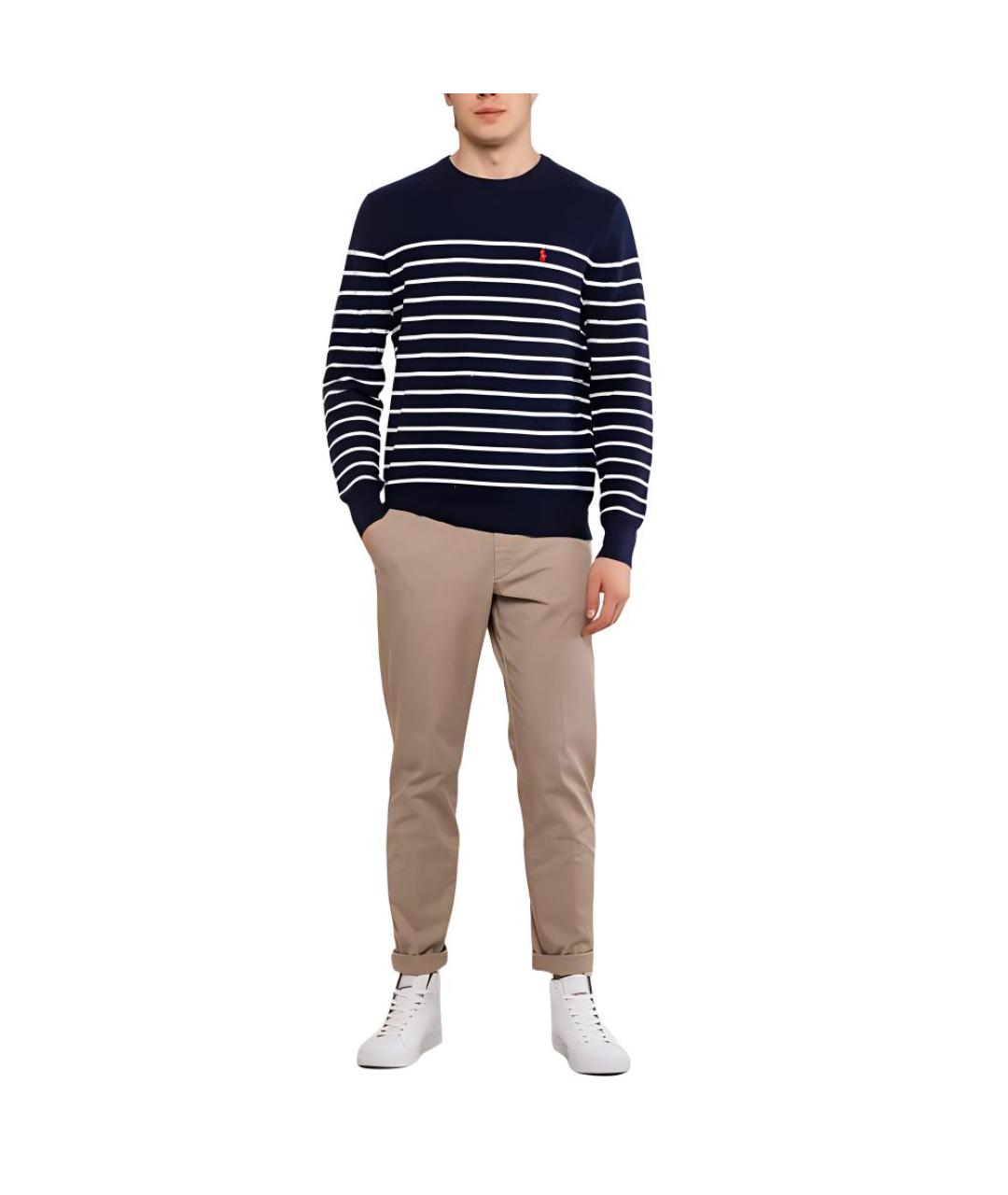 POLO RALPH LAUREN Темно-синий джемпер / свитер, фото 2