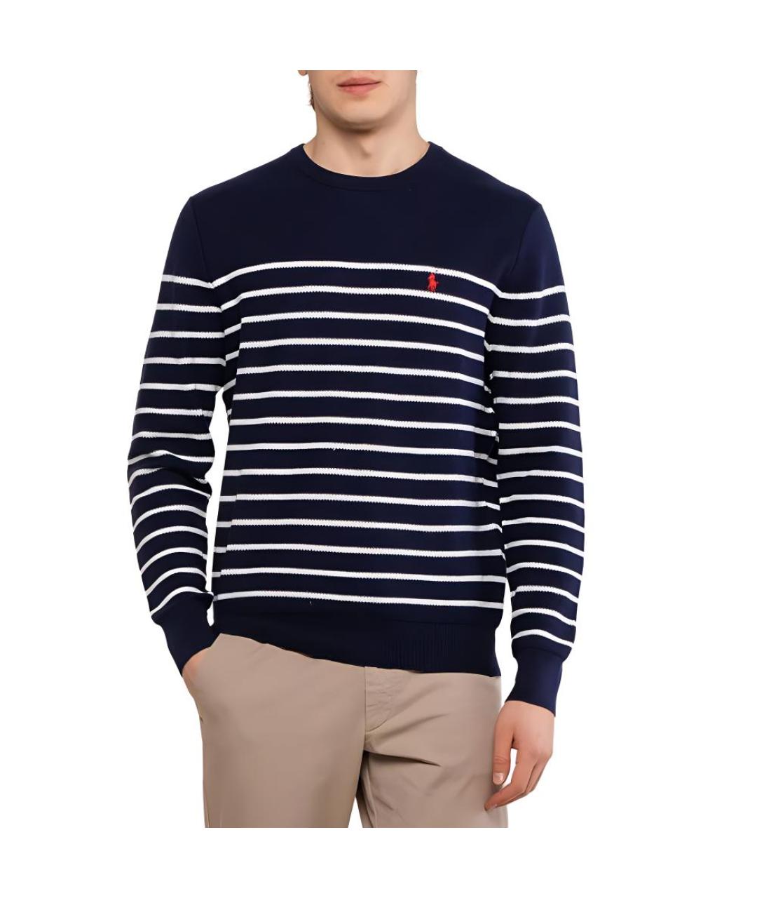 POLO RALPH LAUREN Темно-синий джемпер / свитер, фото 3