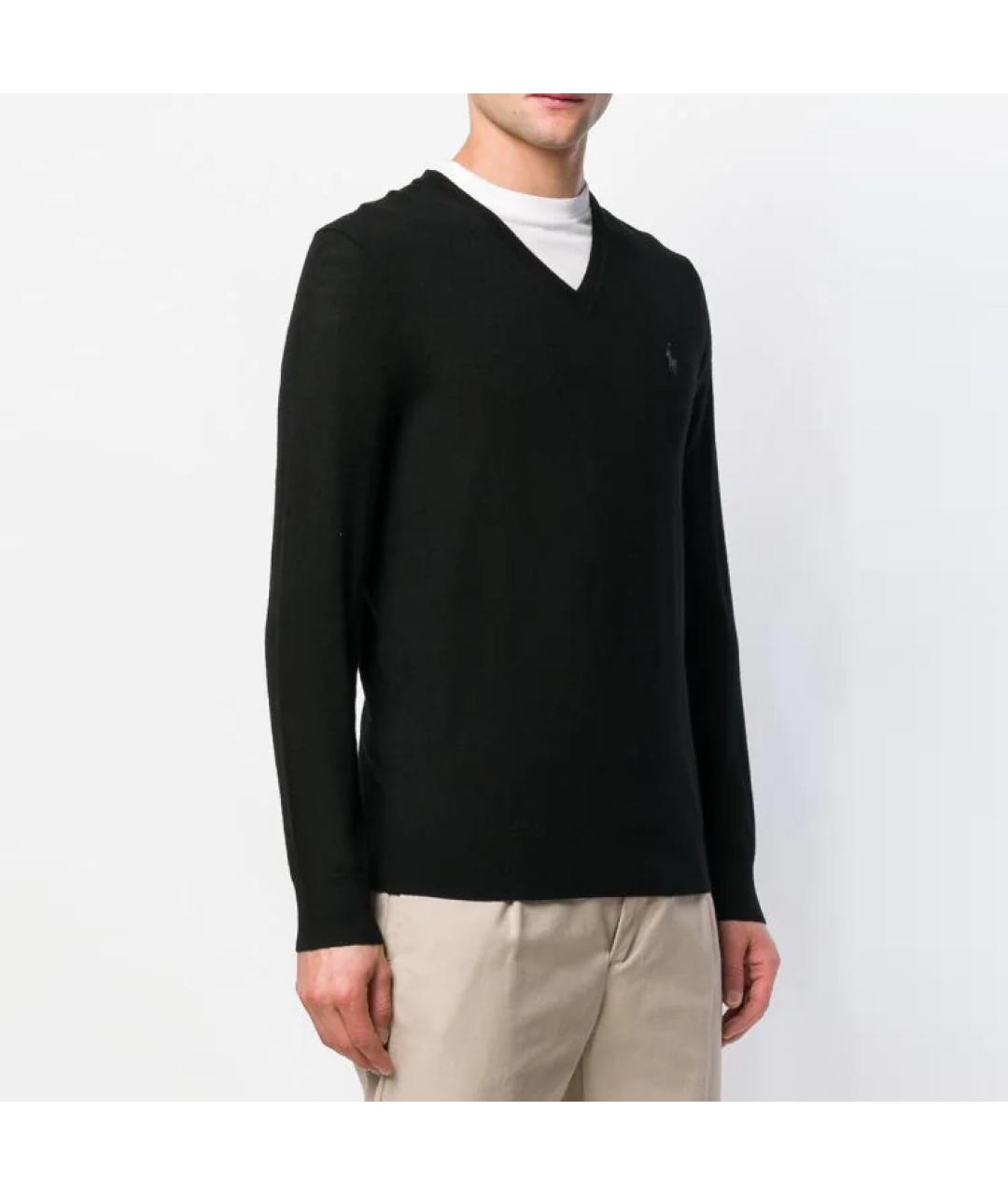POLO RALPH LAUREN Черный джемпер / свитер, фото 3