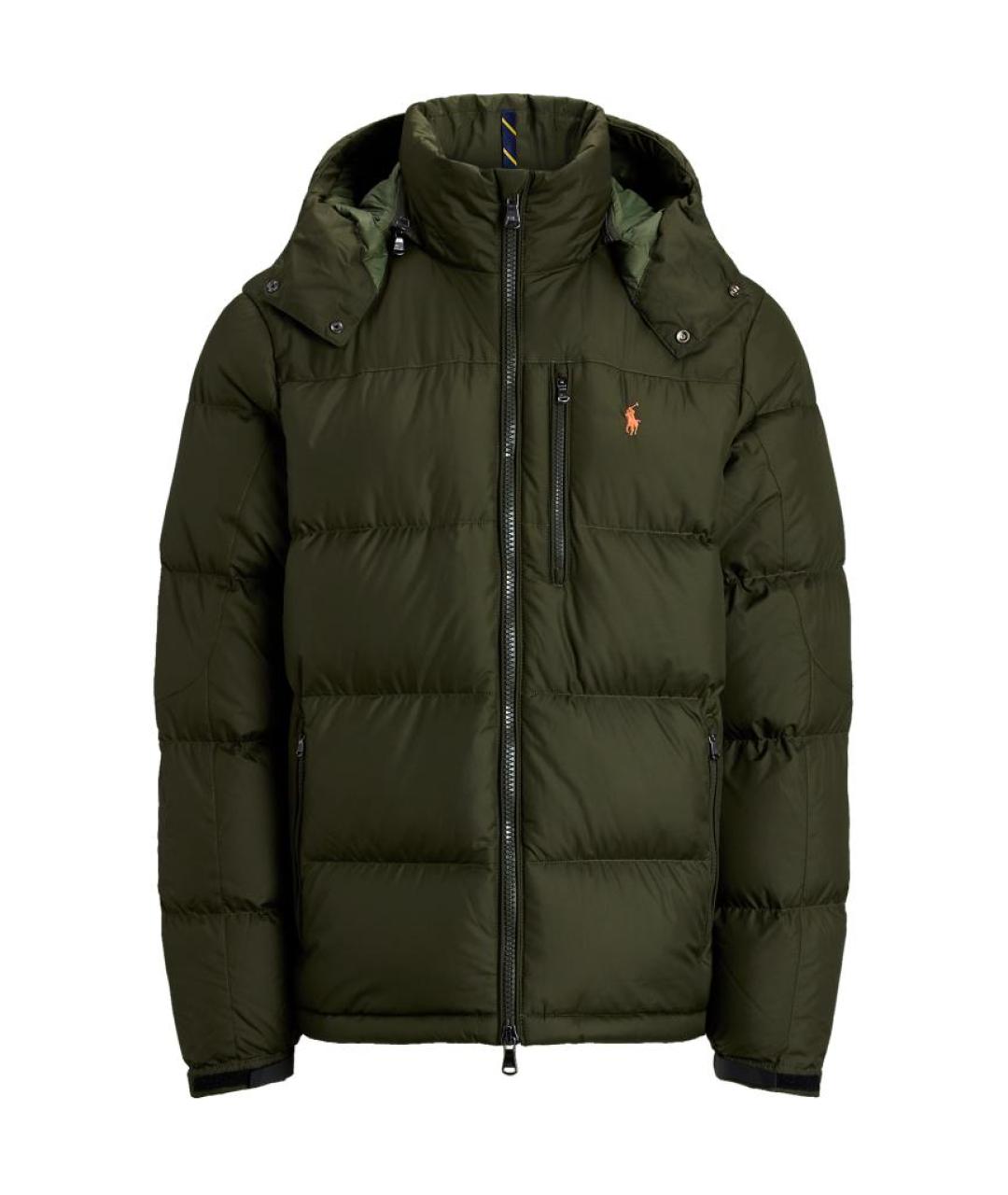 POLO RALPH LAUREN Зеленый пуховик, фото 1