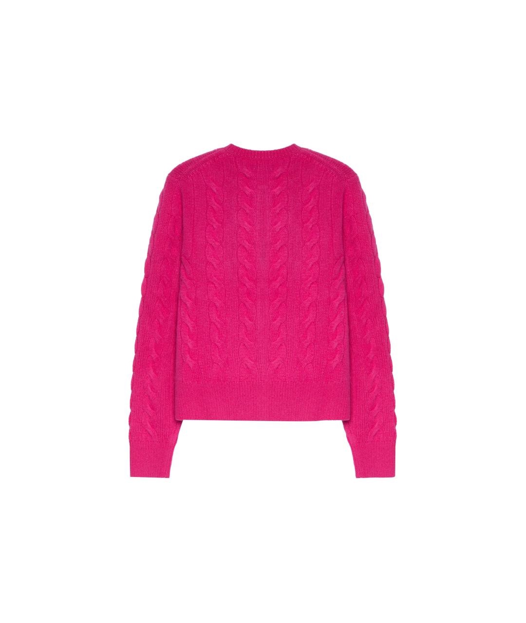 POLO RALPH LAUREN Розовый хлопковый кардиган, фото 2