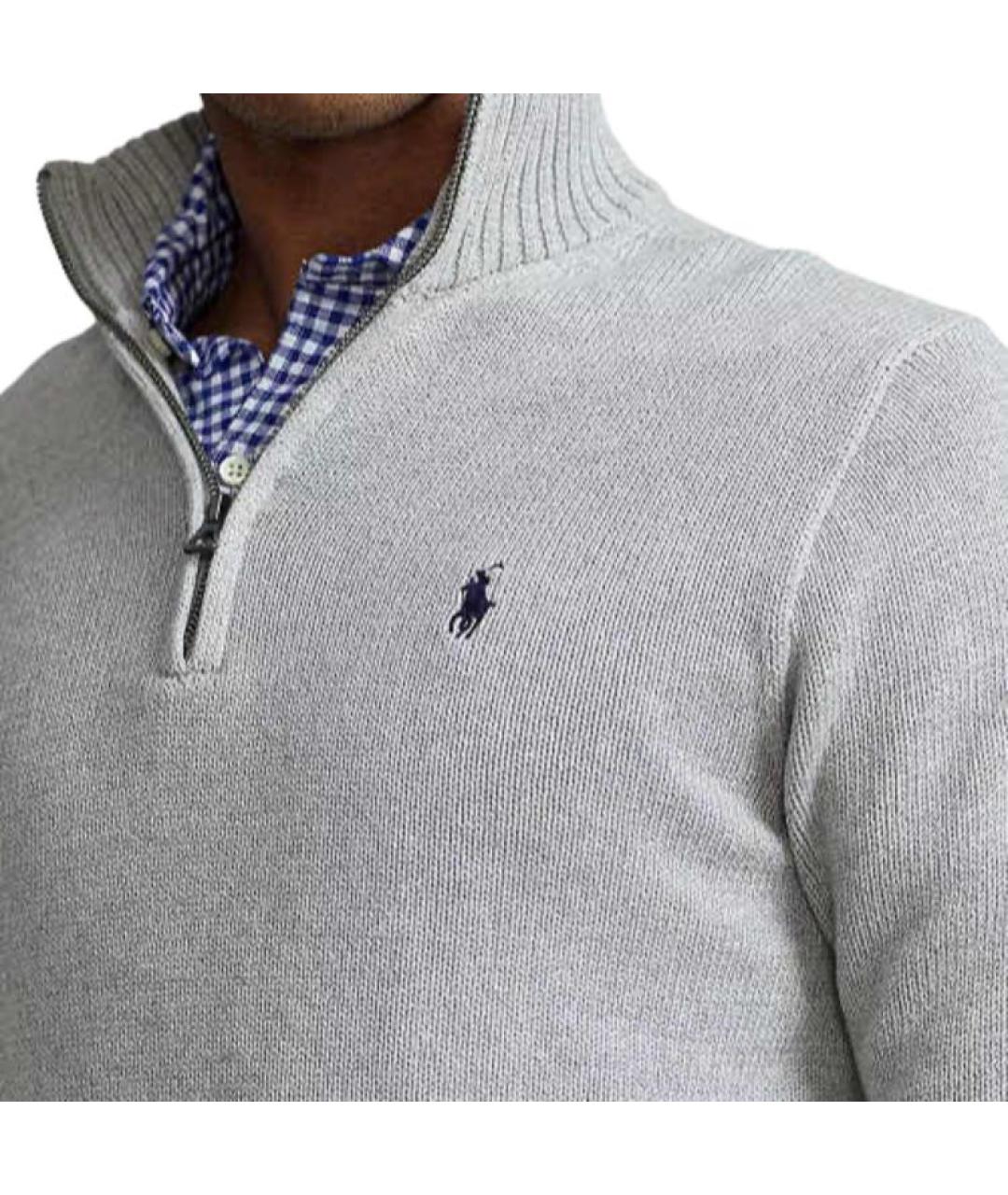 POLO RALPH LAUREN Серый джемпер / свитер, фото 4