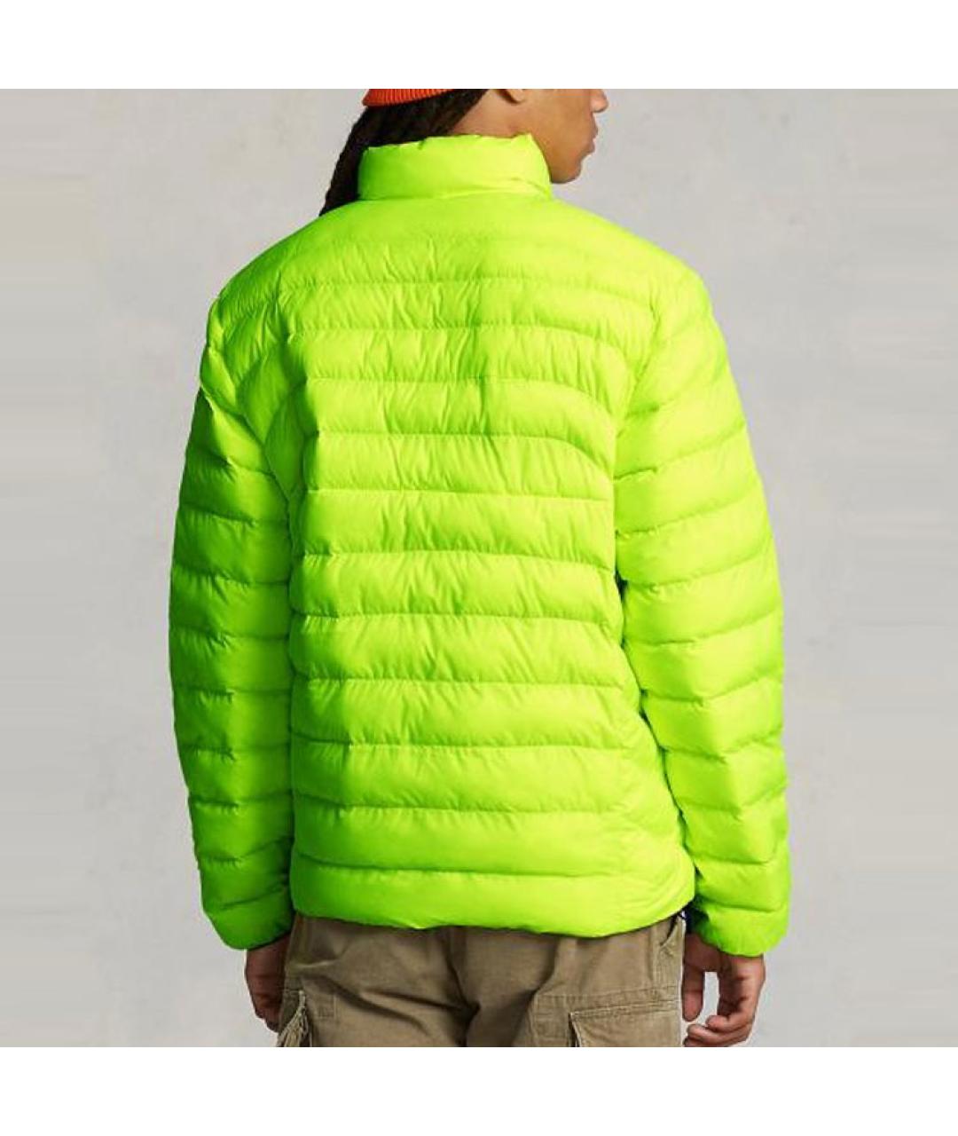 POLO RALPH LAUREN Зеленый пуховик, фото 3