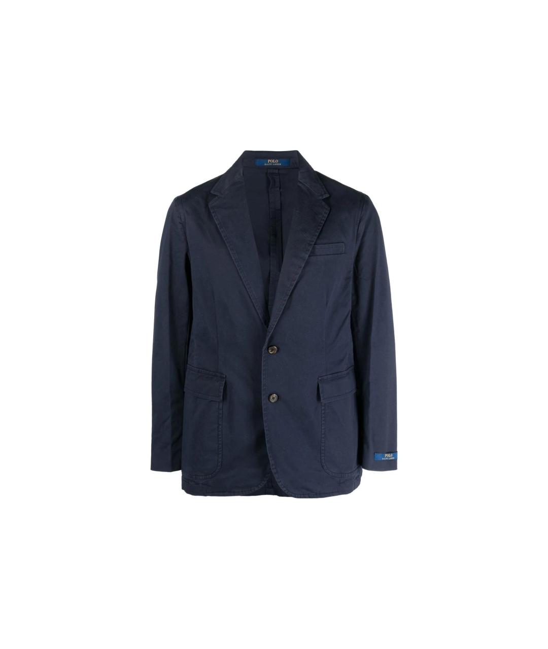 POLO RALPH LAUREN Синий хлопковый пиджак, фото 1