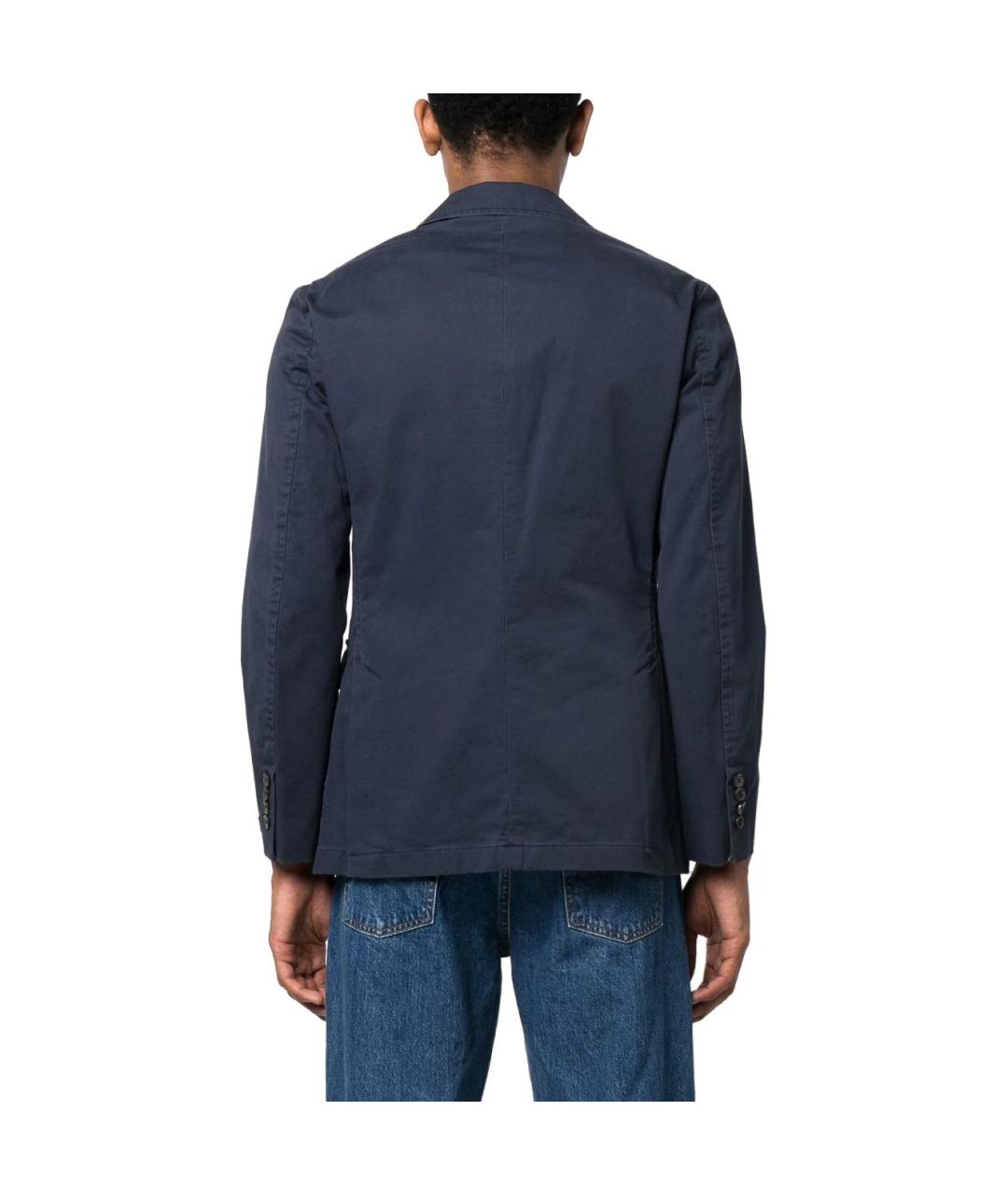 POLO RALPH LAUREN Синий хлопковый пиджак, фото 3