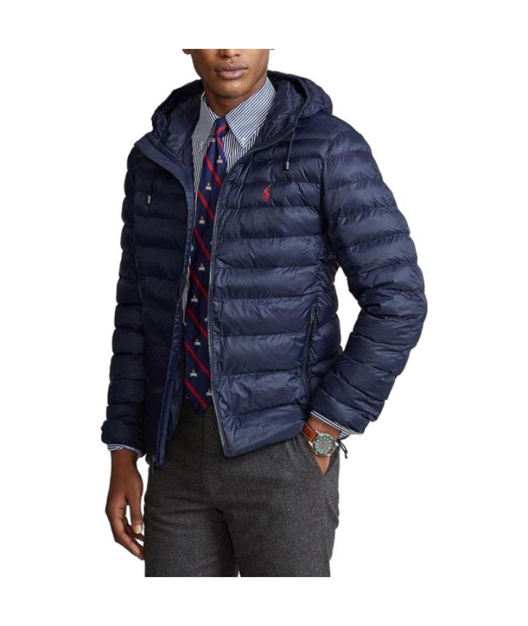 POLO RALPH LAUREN Темно-синий пуховик, фото 4