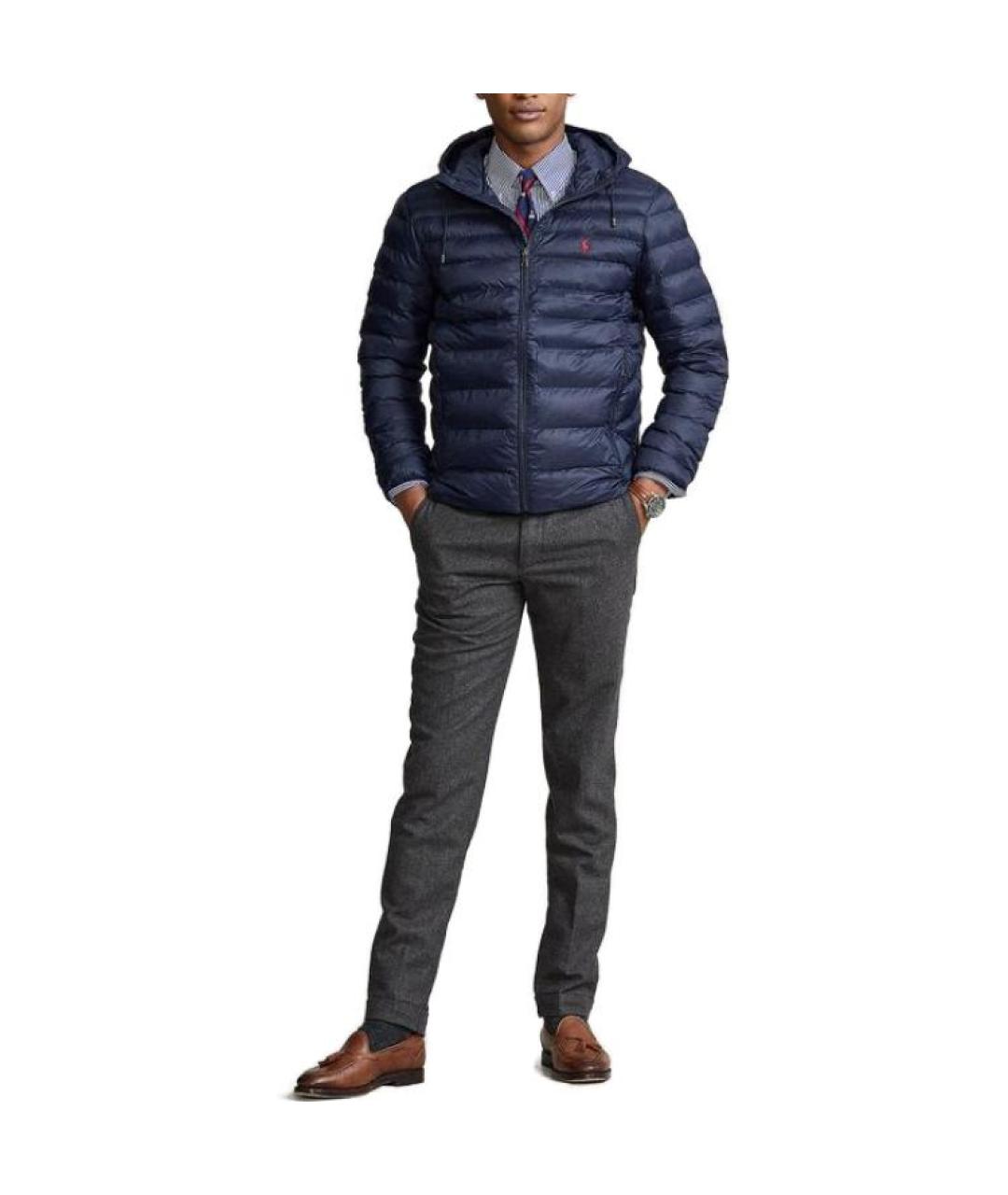 POLO RALPH LAUREN Темно-синий пуховик, фото 2