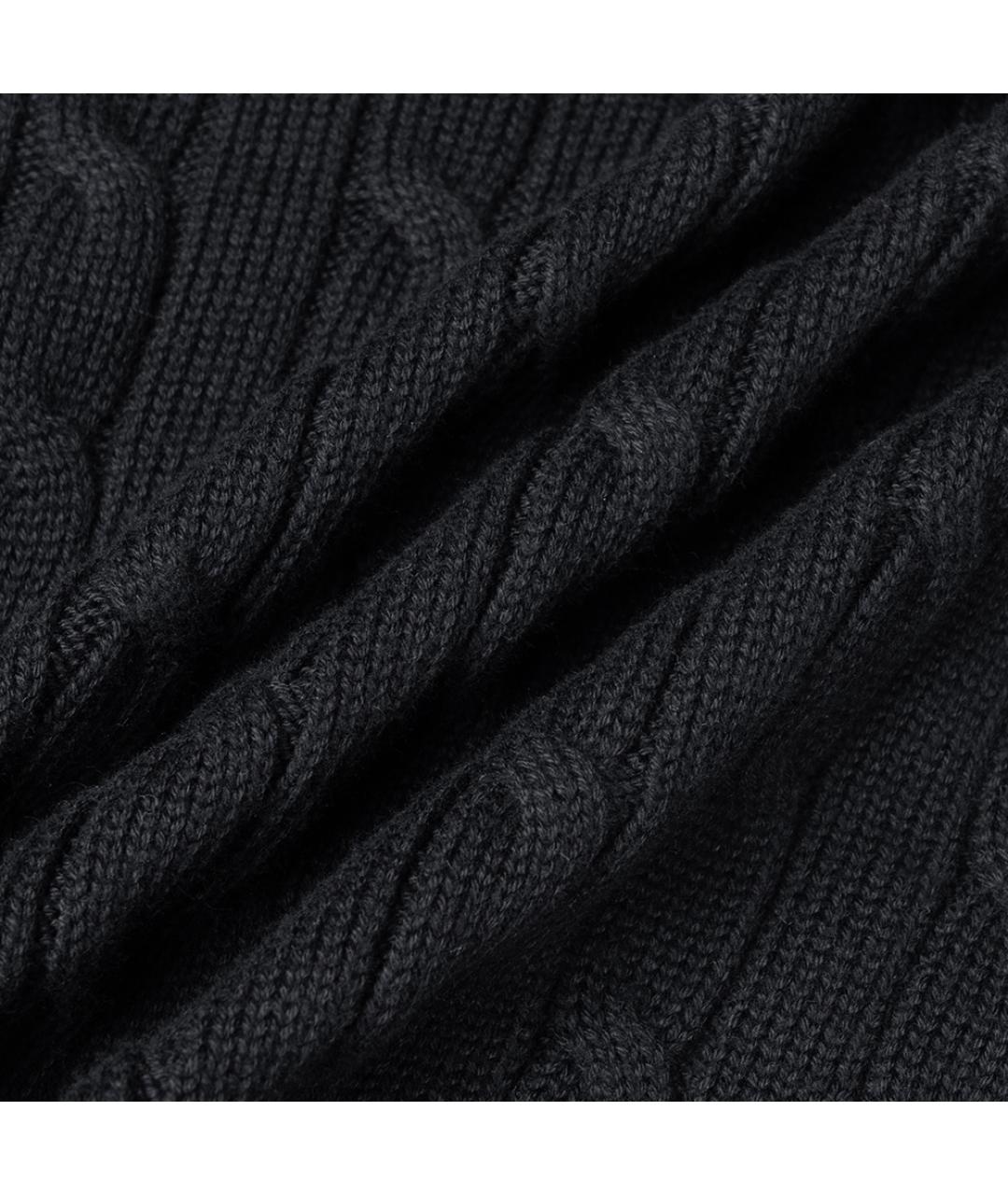 POLO RALPH LAUREN Черный хлопковый джемпер / свитер, фото 6