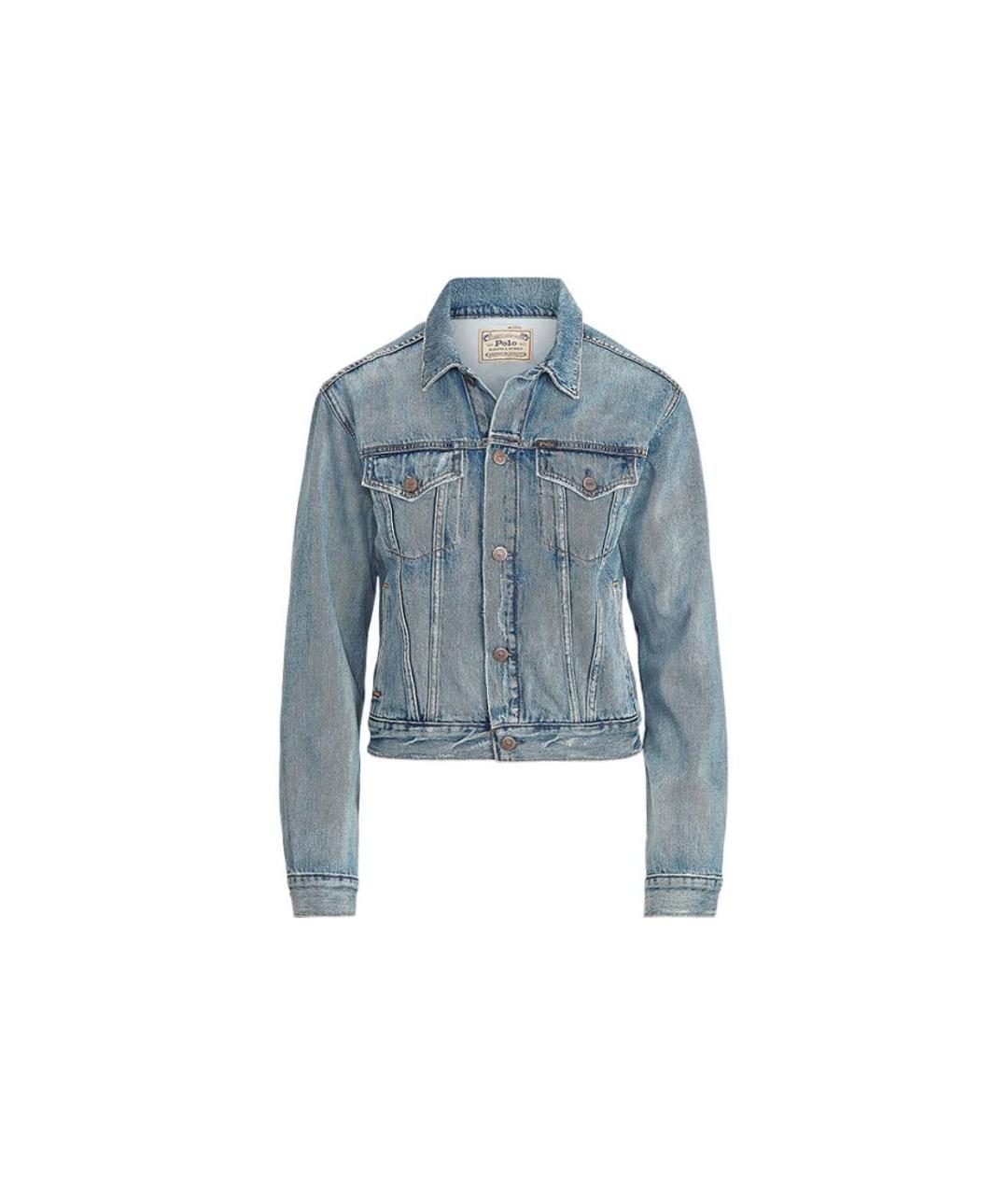 POLO RALPH LAUREN Синяя деним куртка, фото 1