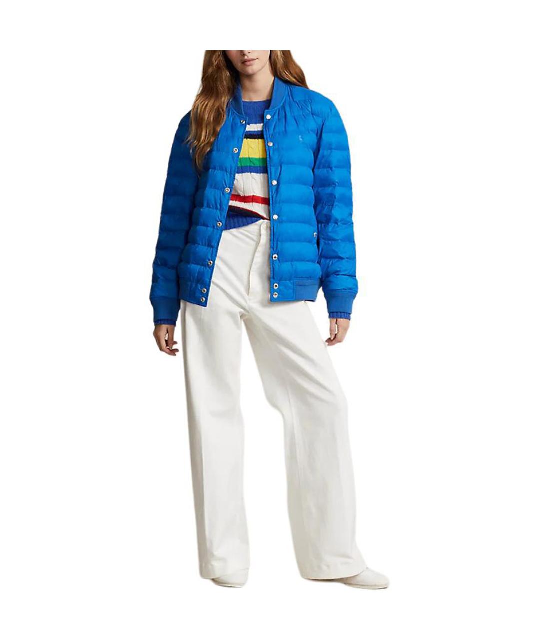 POLO RALPH LAUREN Синий пуховик, фото 2