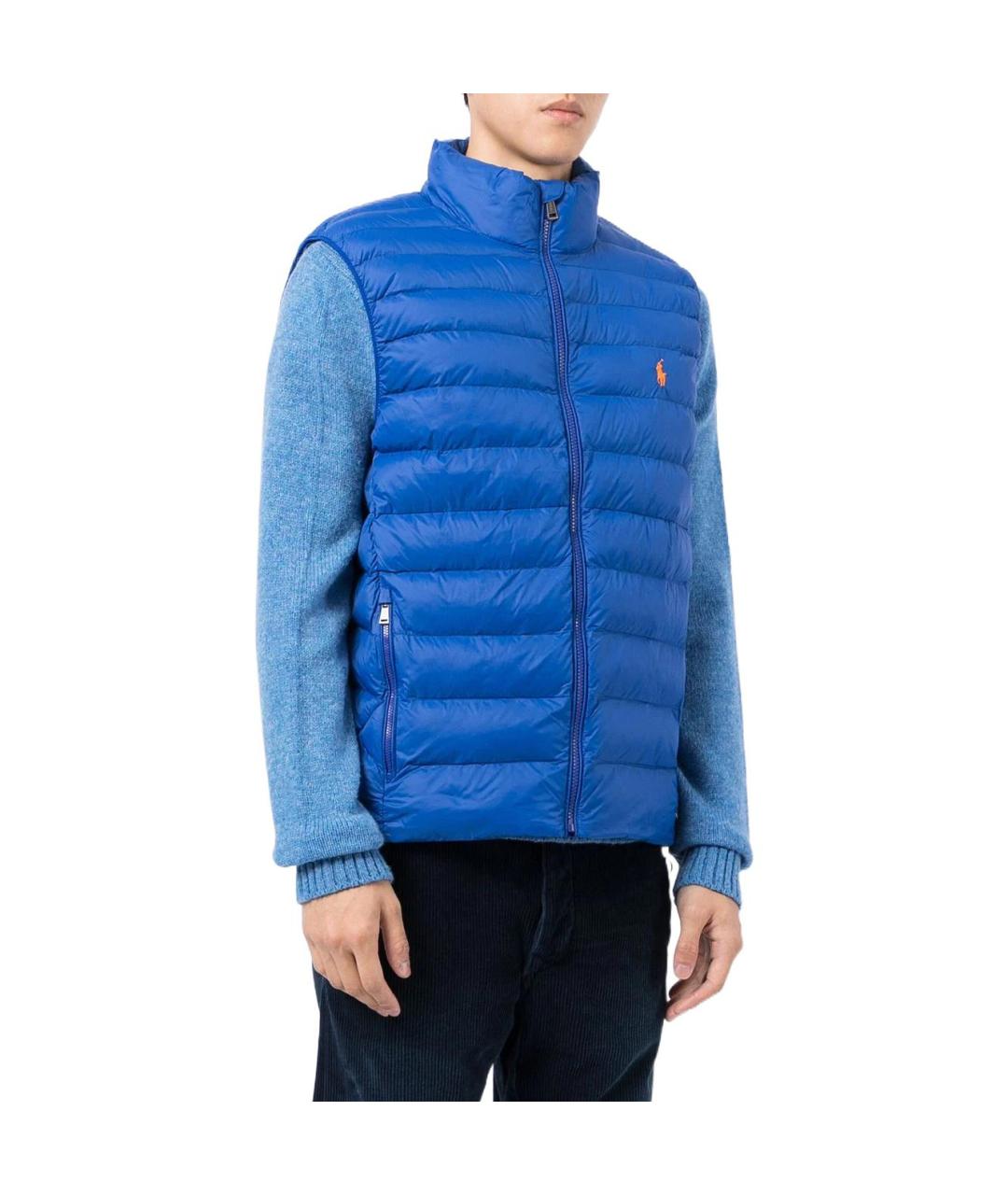 POLO RALPH LAUREN Синий жилет, фото 4