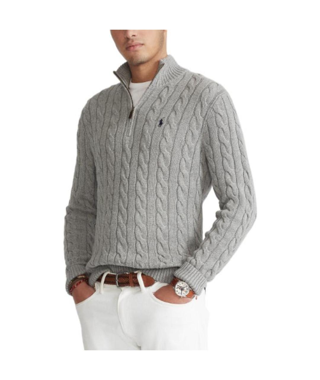POLO RALPH LAUREN Серый джемпер / свитер, фото 5