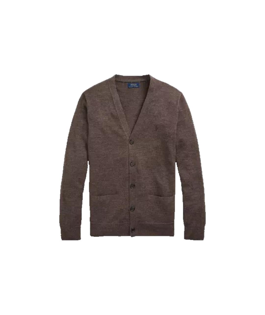 POLO RALPH LAUREN Коричневый кардиган, фото 5