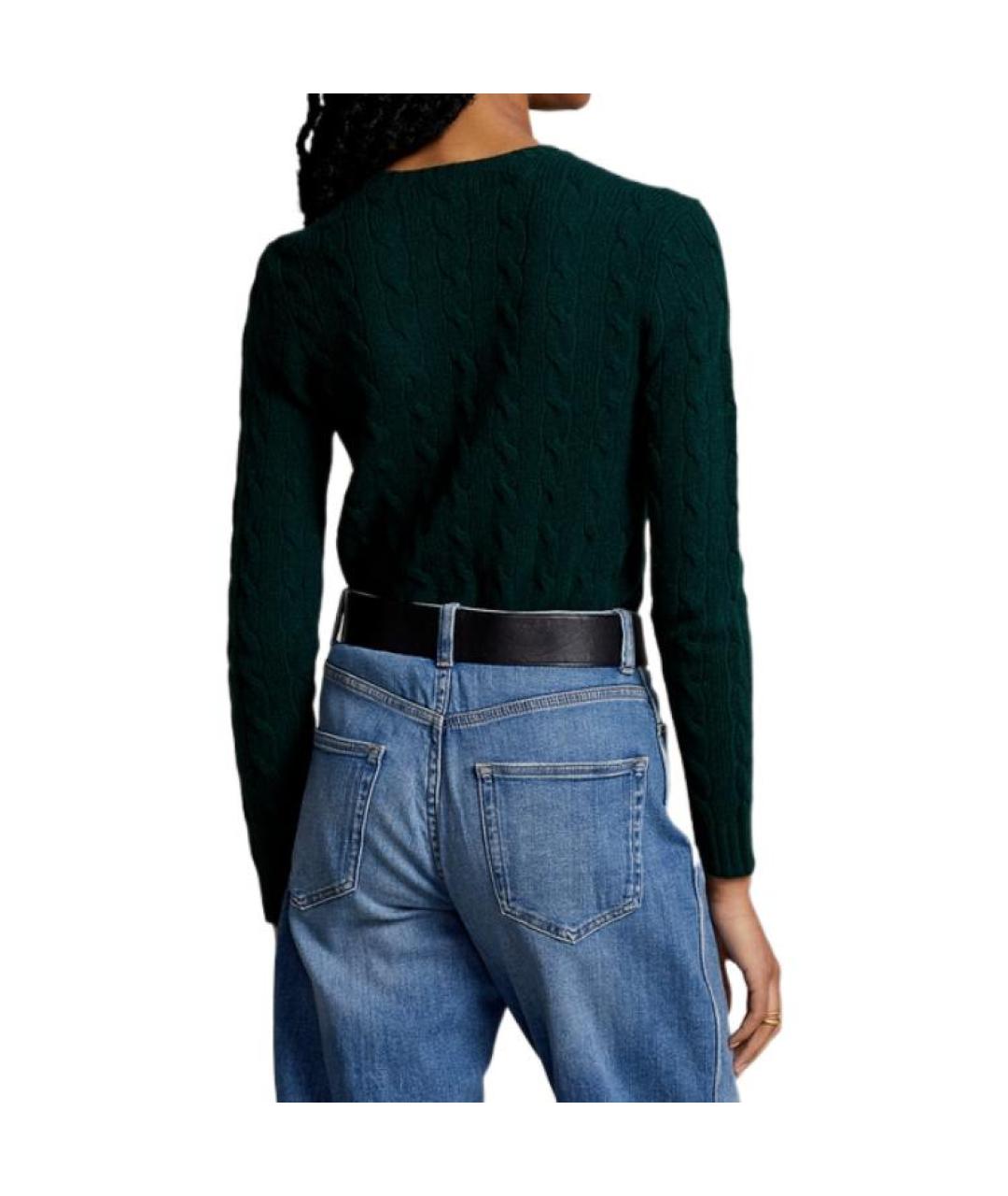 POLO RALPH LAUREN Зеленый джемпер / свитер, фото 3