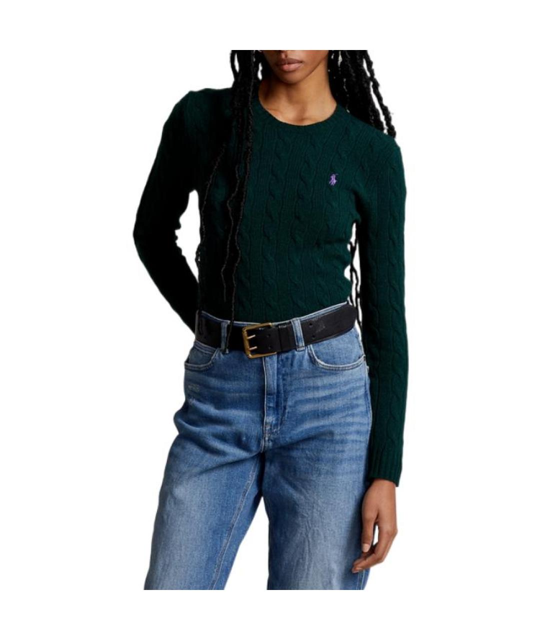 POLO RALPH LAUREN Зеленый джемпер / свитер, фото 4
