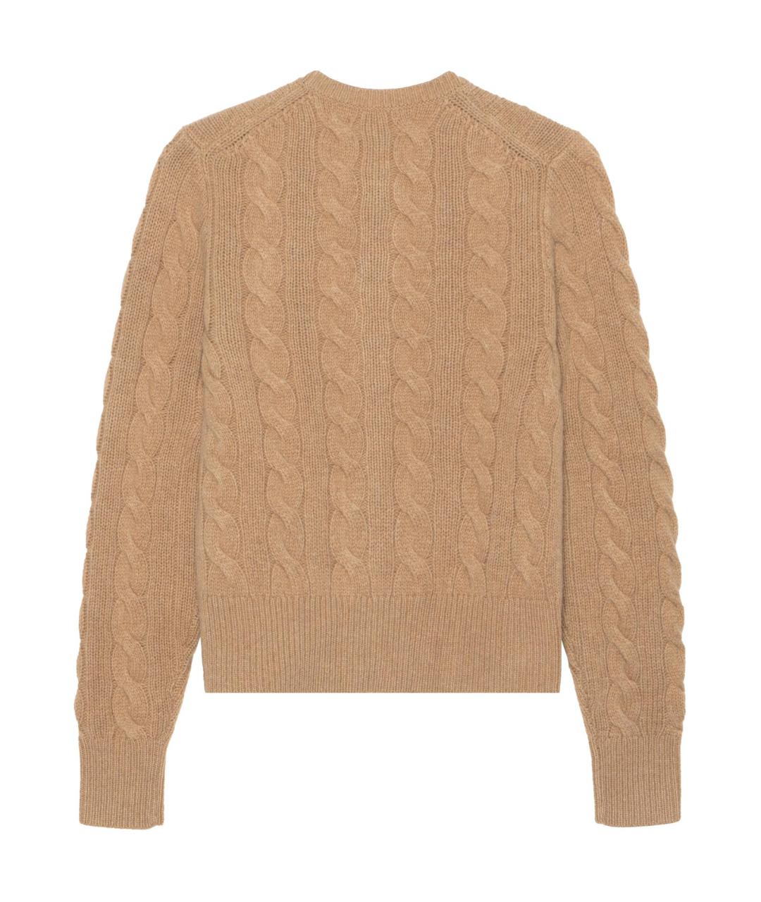 POLO RALPH LAUREN Бежевый хлопковый кардиган, фото 2